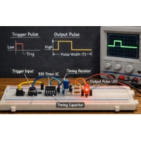 Monostabilní multivibrátor: Práce, návrh obvodu, vzorec a použití