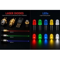 Laserová dioda vs LED: Klíčové rozdíly, výkon, aplikace a co je lepší?