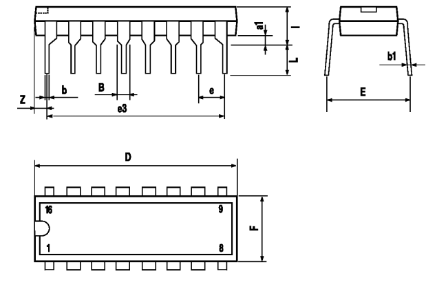 TDA2822 Package Dimensions